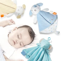 baby soother appease towel bib soft animal rabbit doll teether infants comfort sleeping nursing cuddling blanket toys