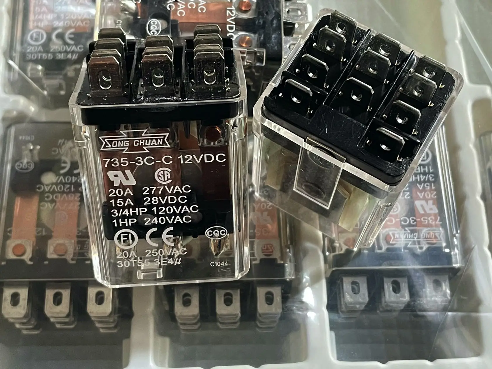 Реле высокой мощности 735 3C C 12VDC 24VDC 3A F T 20A 250VAC 11 контактов|Реле| |