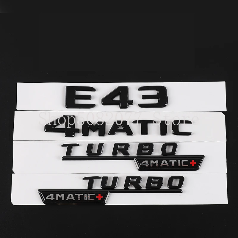 Эмблема E43 E53 E55 E63 E63S Coupe V8Biturbo 4matic + CGI для Mercedes Benz AMG W212 W213 E-class логотип БАГАЖНИКА