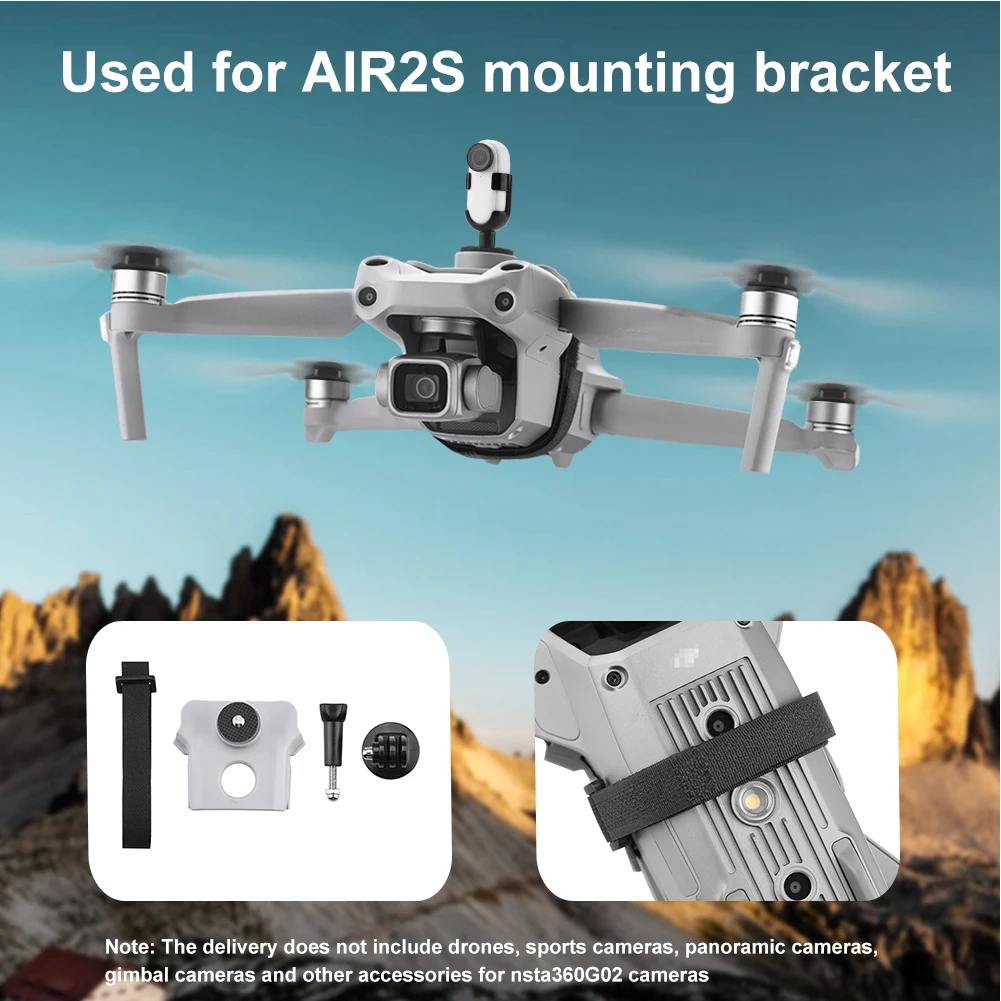

Protection Action Camera Holder Expansion Mount Adapter Easy Install Fit For Mavic Air 2S