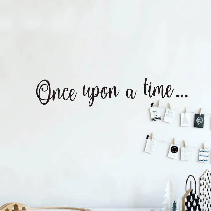 WJWY настенные стикеры Once Upon A Time для детской комнаты спальни художественные