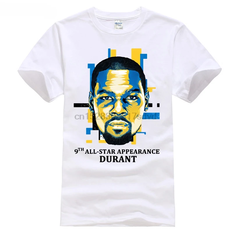 Мужская футболка Новинка топы с круглым вырезом 2018 МВП Дюрант золотой город