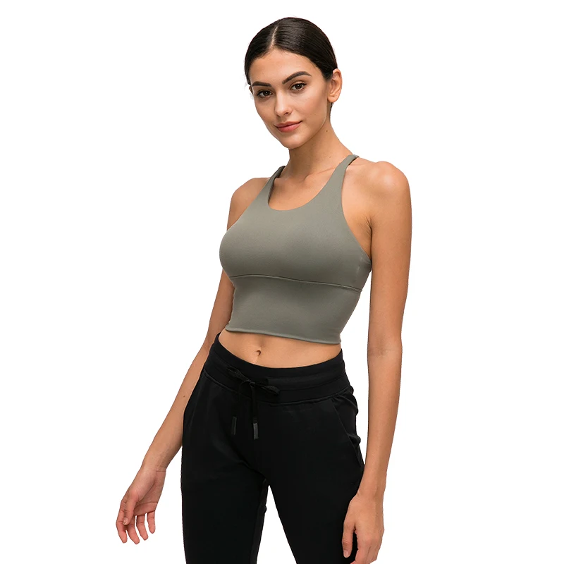 Женский спортивный лифчик бюстгальтер с высокой интенсивностью для занятий