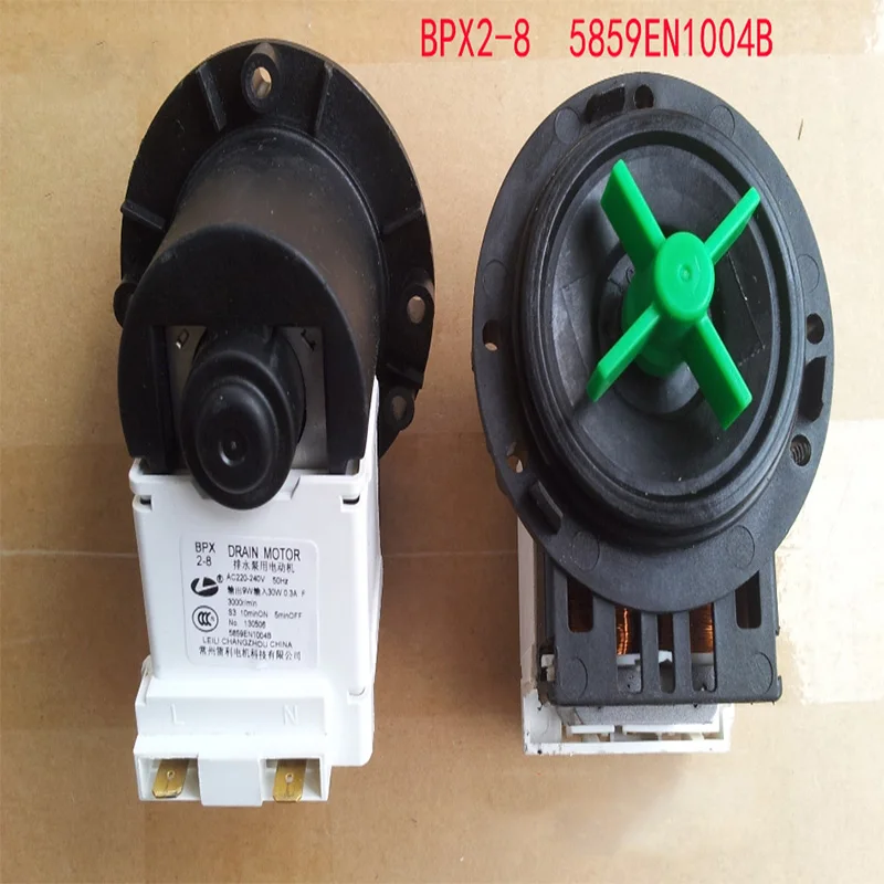 

1 piece LG drum washing machine accessories BPX2-8 BPX2-7 BPX2-111 BPX2-112 AC220-240V 50Hz 30W drainage pump motor work well