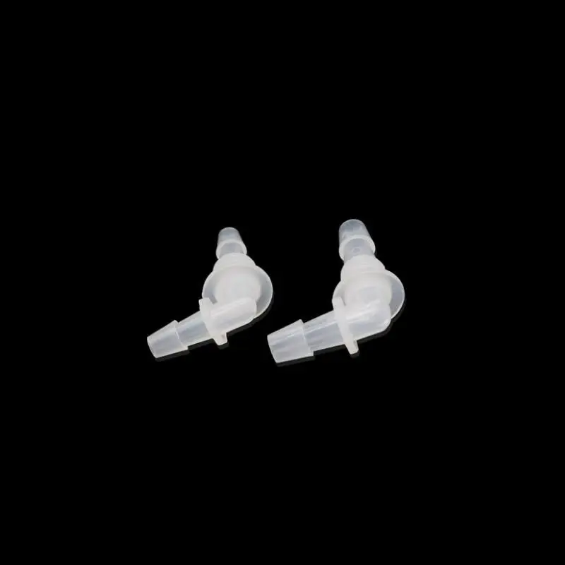 6.4mm to 1/4'' BSPP Male Thread Plastic Elbow Pipe Fitting Pagoda Barbed Bulkhead Equal Hose Connector Tube Joint | Обустройство