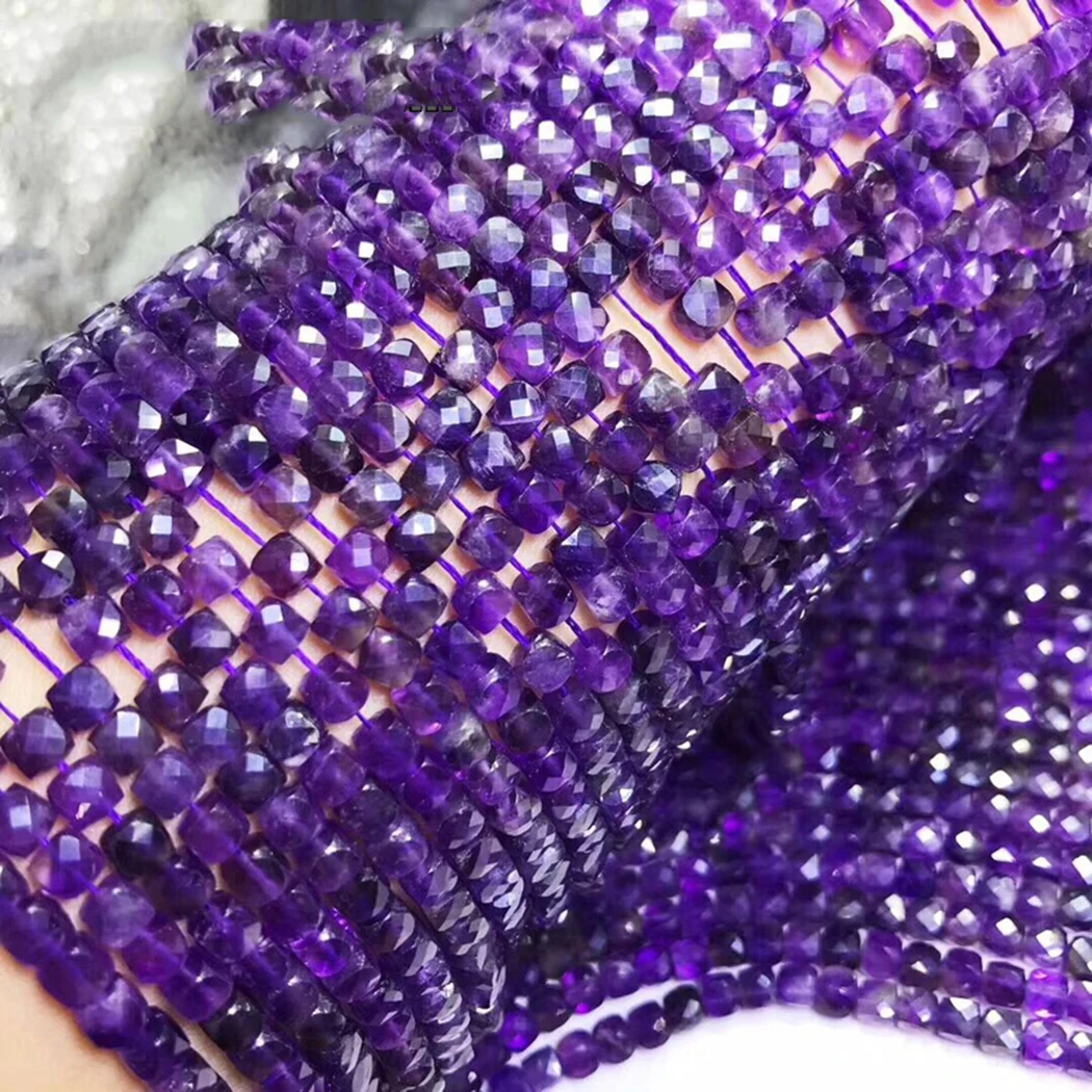 Аквамарин Аметист иолит Пренит Турмалин натуральный драгоценный камень