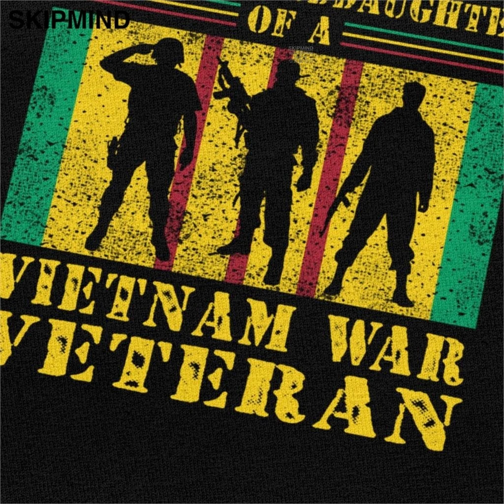 Винтажная Футболка гордости внучки вьетнамской войны ветеран Мужская футболка с