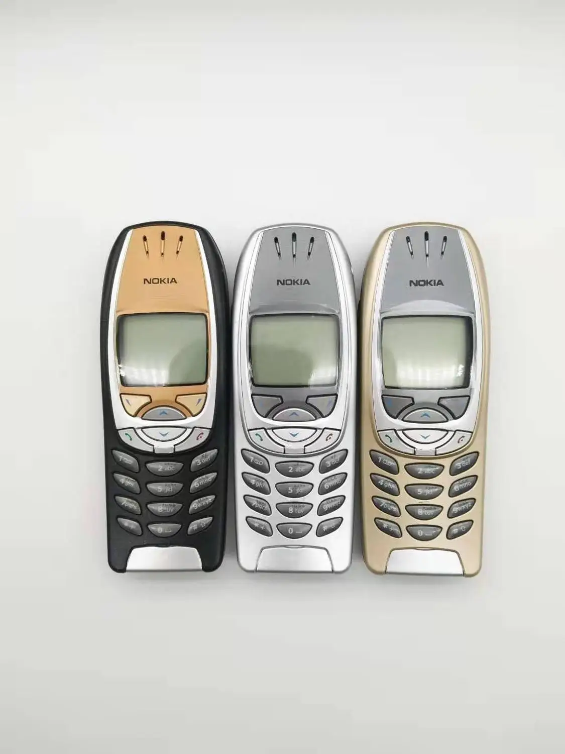 6310i разблокированный Nokia 6310i 2G GSM трехдиапазонный Bluetooth классический мобильный телефон Восстановленный