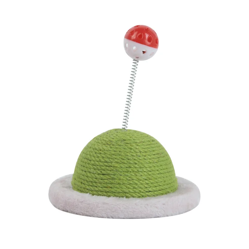 

Sisal cat catch ball Scratching Posts Sisal Rope Catnip Ball Toy Cat Claw Nail Polishing Toy Cat Interactive Toys