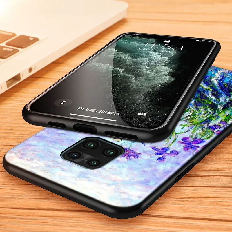

Silicone Case Claude Monet Garden Lotus Bridge For Xiaomi Redmi Note 9 9S Max 8T 8 7 6 5 Prime Pro 5A 4X 4 Soft Phone Case