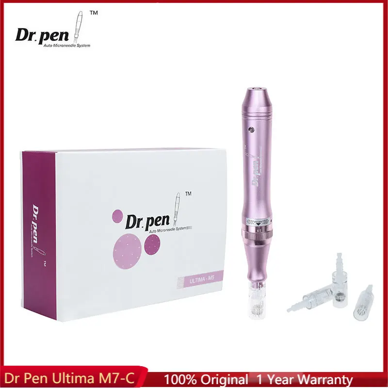 Д р ручка Ultima M7 C проводной Microneedling дермы Профессиональный Bb свечение лица