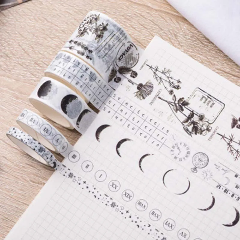 10 шт./компл. Magic Сакура лес лента Washi Стикеры s клейкая Diy Скрапбукинг этикетки