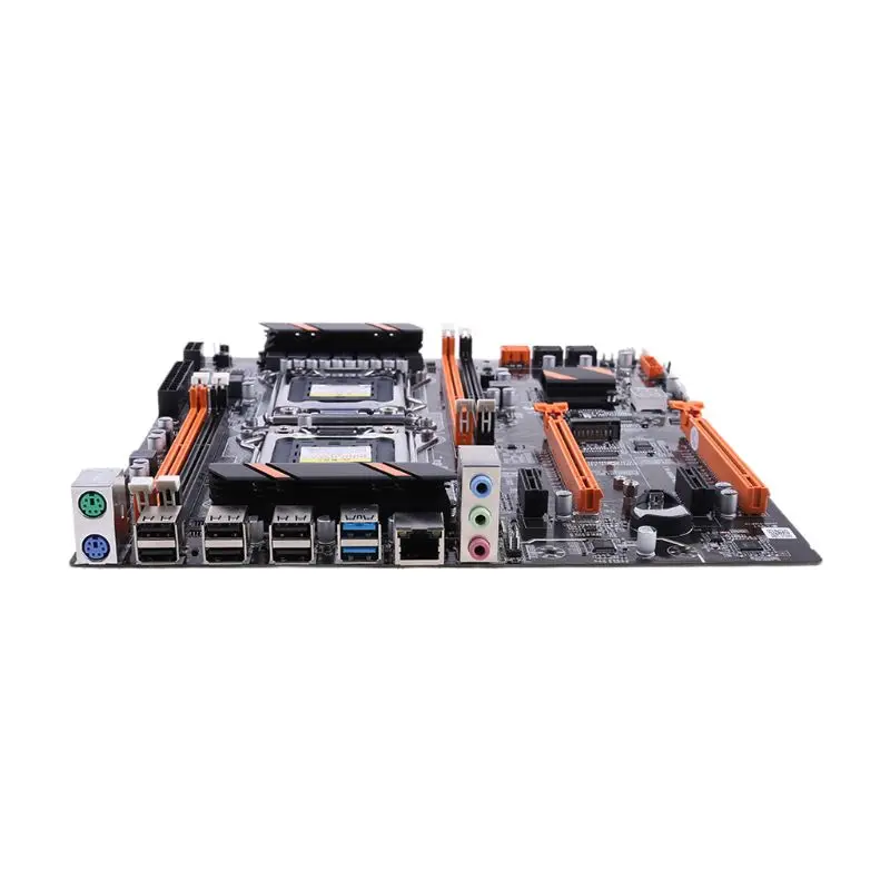 Материнская плата LGA2011 с двойным процессором X79 материнская E5 4 × DDR3 DIMM для