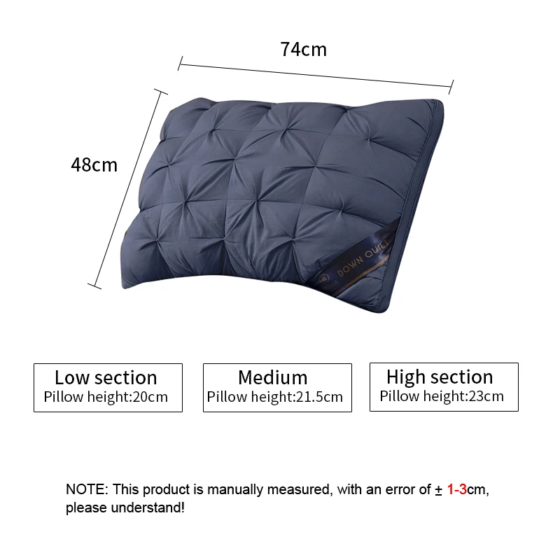 Большая подушка для пятизвездочных отелей витая Цветочная Подушка одинарная