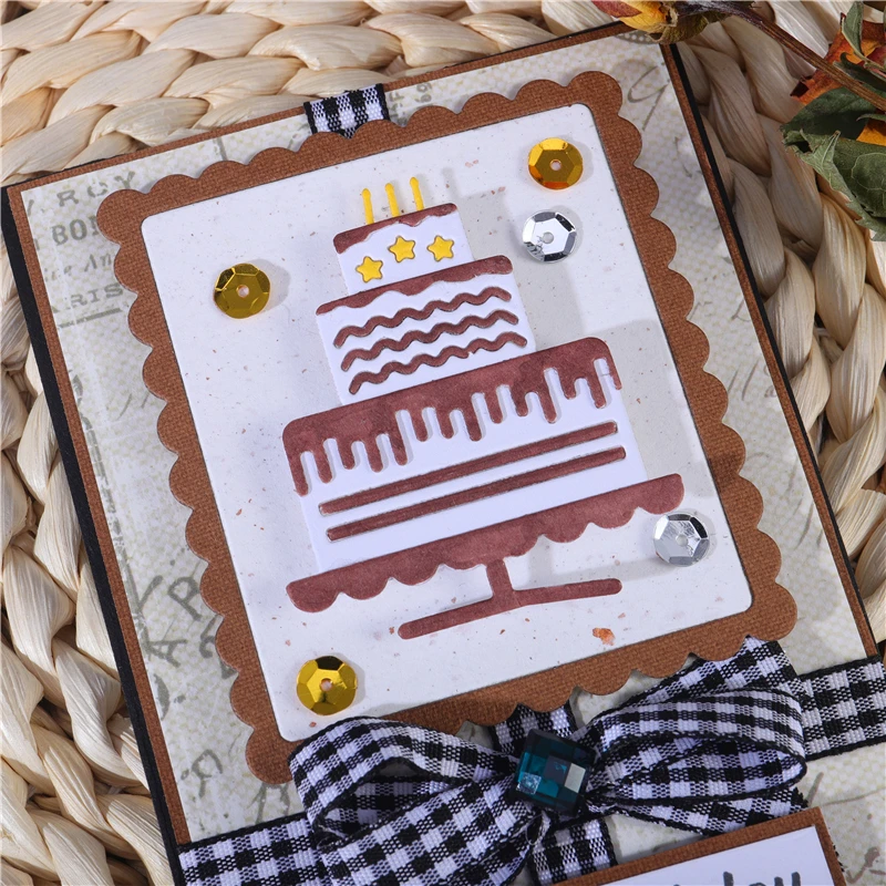 Штампы DiyArts для торта на день рождения металлические штампы скрапбукинга