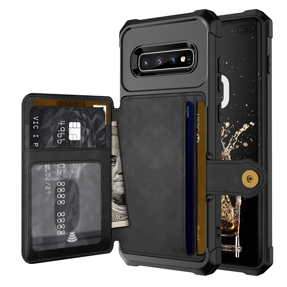 Чехол для телефона KISSCASE из искусственной кожи в стиле ретро Samsung S9 Plus S10 S10E Note 9