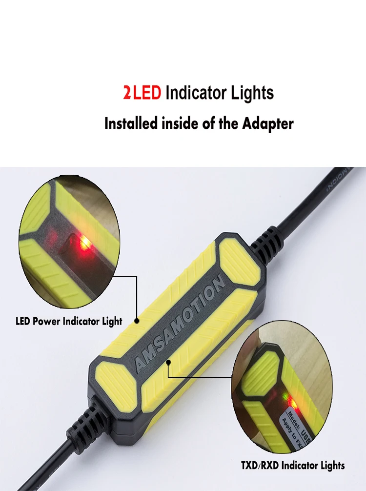 USB-SC09-FX FX-USB-AW For Mitsubishi MELSEC FX Series PLC Programming Cable USB To RS422 Adapter Data Download Line | Электроника