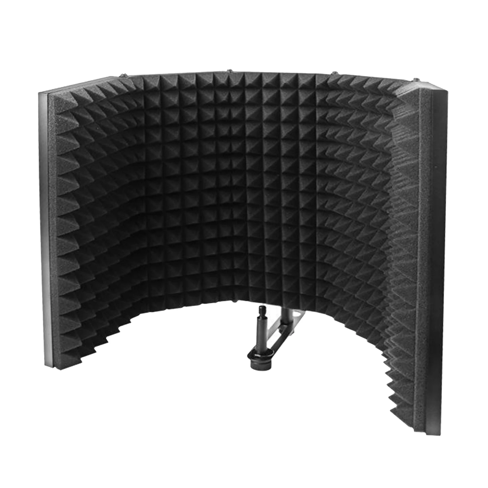 

Adjustable 5 Panel Microphone Isolation Shield Vocal Booth for Recording Sound Broadcast
