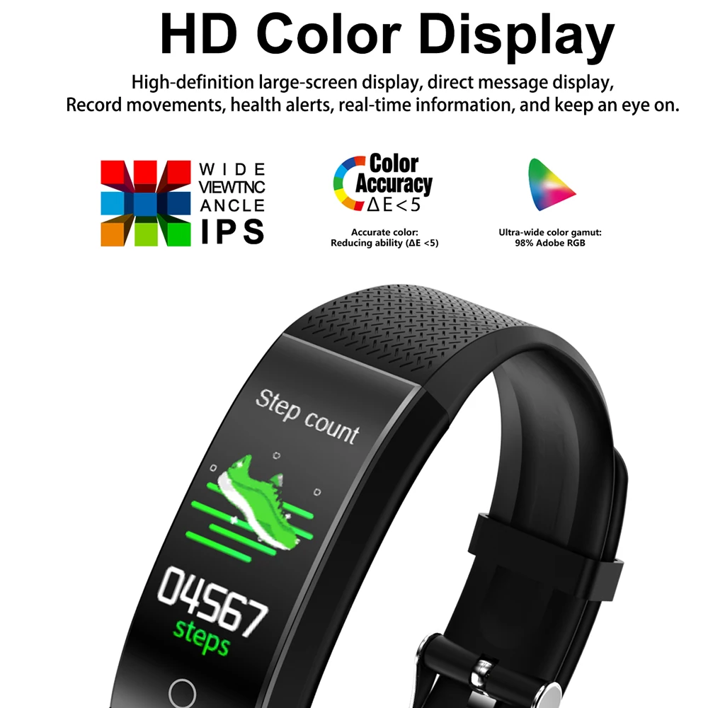 New bluetooth QW18T Smart Watch IOS/Android Men Women waterproof Smartwatch Intelligent Body temperature test Sport Watche | Электроника