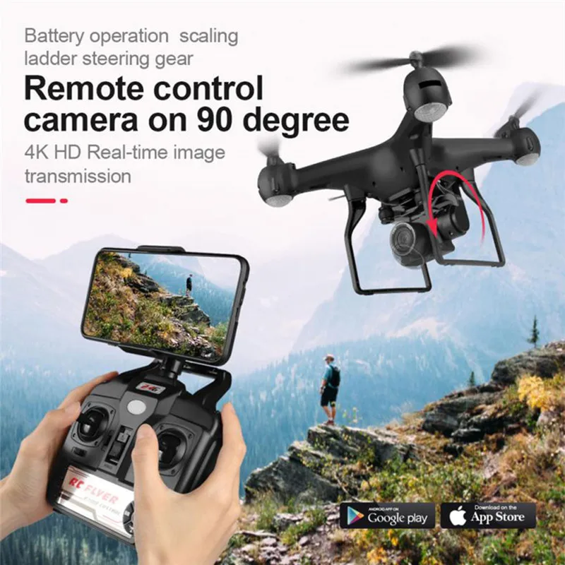 Дрон F68 4k Радиоуправляемый квадрокоптер Дрон с HD 1080P Wifi камера видео очень стабильный Радиоуправляемый вертолет радиоуправляемая игрушка вертолет