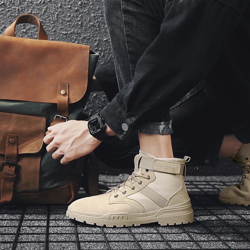 

Кроссовки Hightop мужские, Повседневная Уличная обувь, высокие кеды
