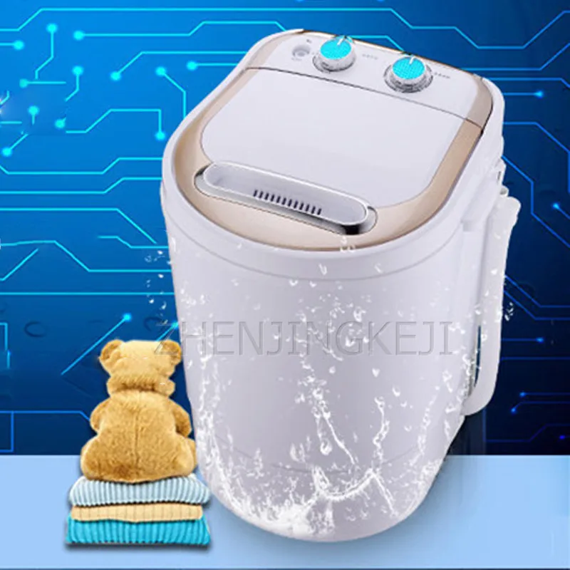 

220V/240W Portable Semi-automatic With Quick Spin Dehydration Sock Shirt Laundry Tools Small Mini Single Barrel Washing Machine
