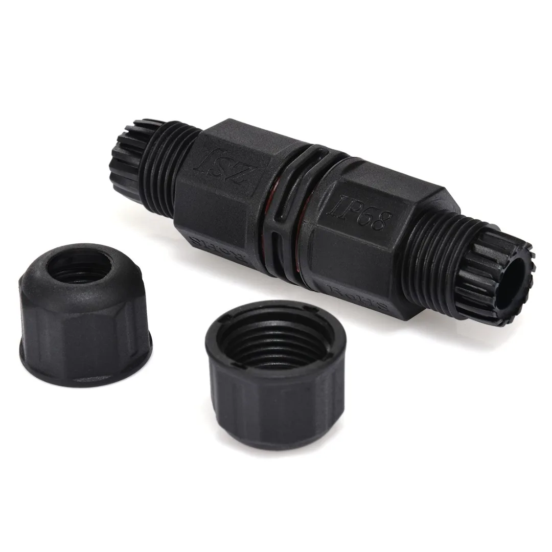 Водонепроницаемый соединитель 3 контакта 15 А IP68 10 мм|dc waterproof connector|waterproof dc connectordc