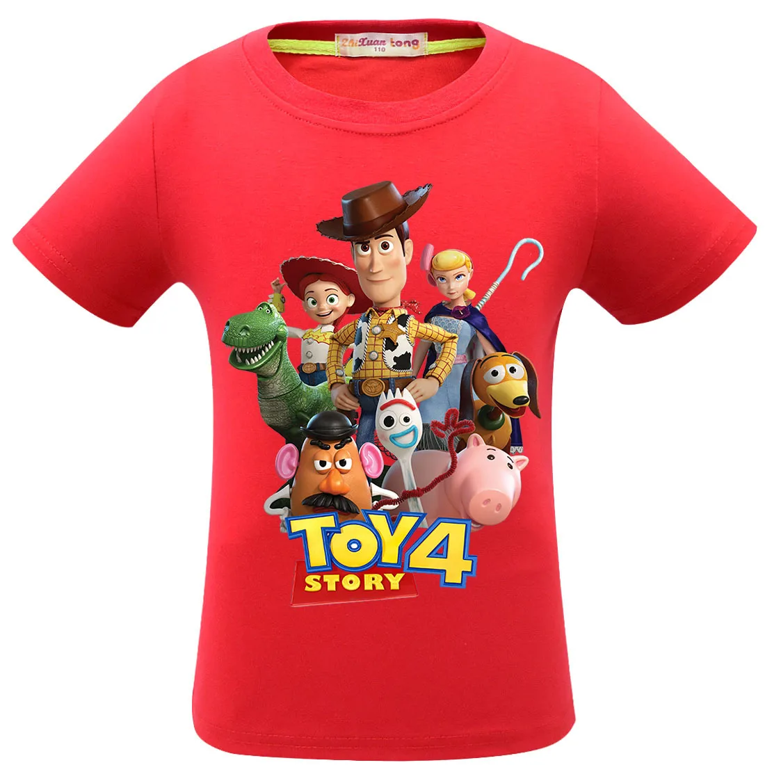 2019 модная футболка с забавным принтом для маленьких девочек История игрушек