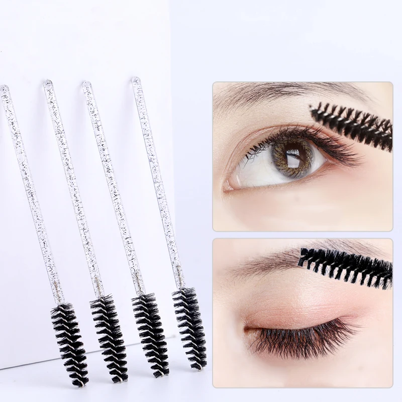 Набор блестящих одноразовых щеток для аппликатора ресниц 50 шт./100 шт. завивки