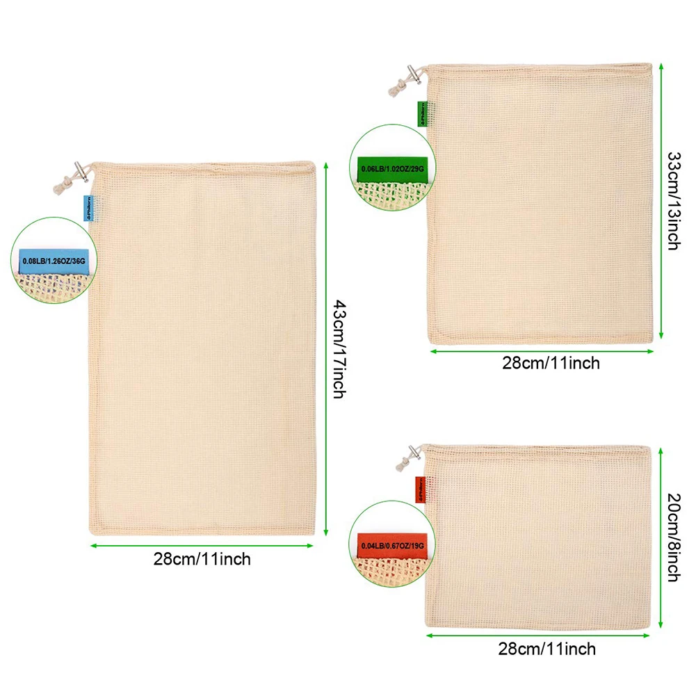 Многоразовая Сетчатая Сумка для шопинга сумка хранения продуктов фруктовые