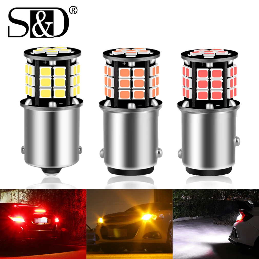 

1156 BA15S P21W Led Canbus bulbs Bay15d P21/5w Ba15d 1157 Led Car Reverse Lights for Skoda Superb Octavia 2 MK2 FL A5 2009 2010