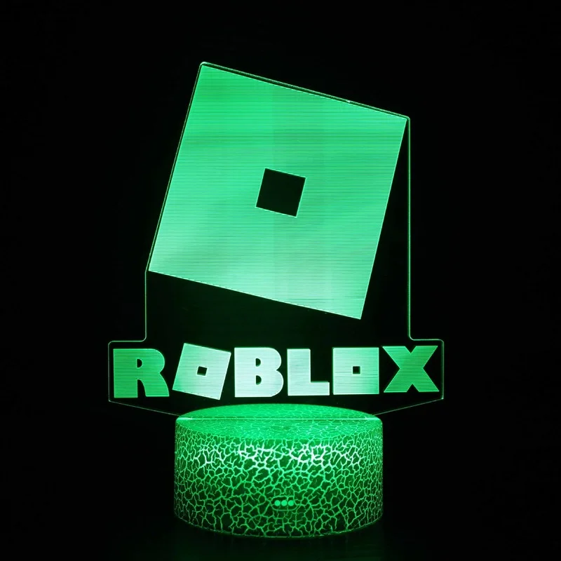 Светодиодный ночсветильник Roblox с 3D иллюзией настольная лампа