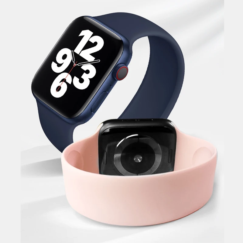 Solo Loop Band for Apple Watch 6 SE 5 44mm 40mm Iwatch Elastic Silicone Strap Bracelet 42mm 38mm for Apple Watch Seires 4 3 2 1