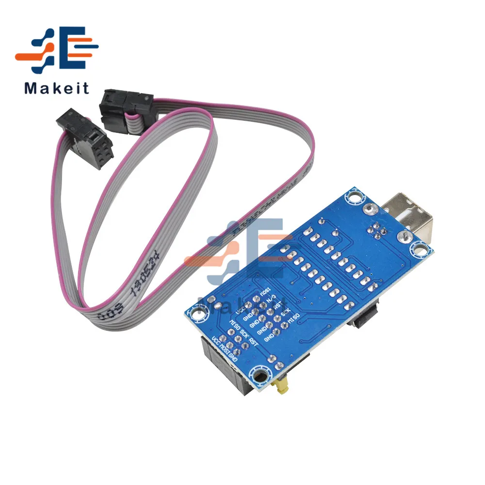 1 комплект USBTiny USBtinyISP AVR ISP программатор загрузчик для Arduino Meag2560 UNO R3 с 10pin Кабель