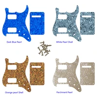 guitar pickguard for us 11 screw holes strat with floyd rose tremolo bridge single hh scratch plate back plate
