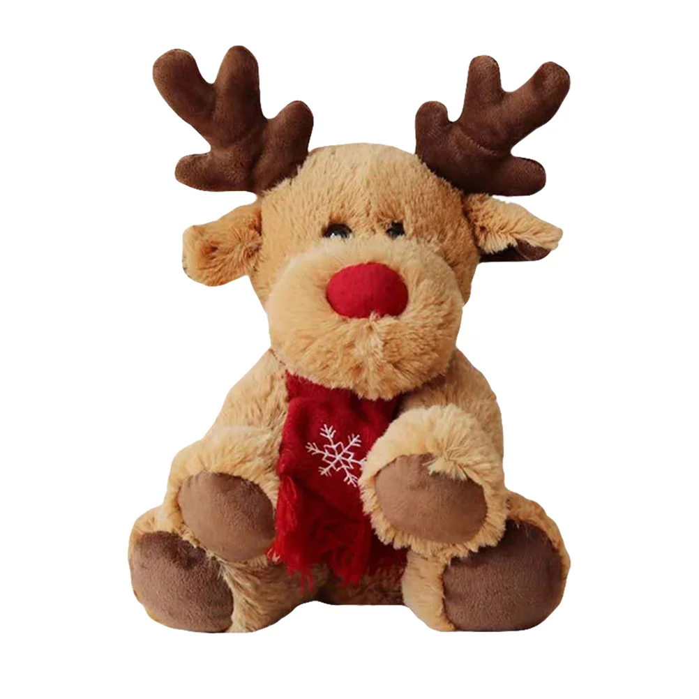 

1pc Christmas Elk Doll Adorable Deer Doll Ornament Xmas Deer Doll Adornment
