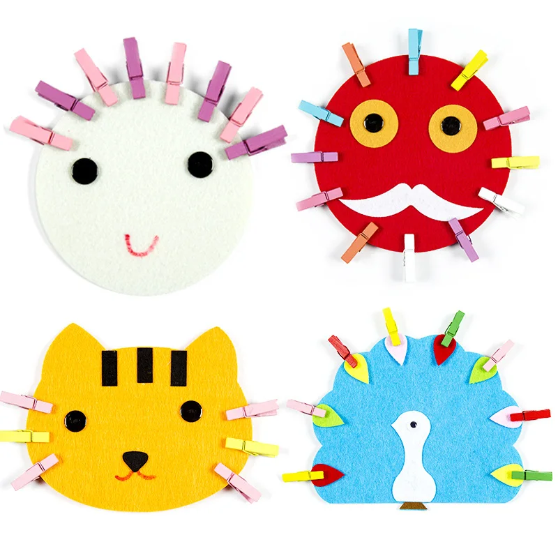 1 шт. милые девушки Учебное пособие &quotсделай сам&quot ткут ткань + дерево клип