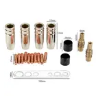 19 шт. держатель контактных наконечников сопла для Mig сварофонарь контактный полуавтоматический сварочный инструмент Аксессуар подходит для 15AK MIG фонарь