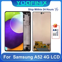 6 5 original for samsung galaxy a52 lcd touch screen digitizer replacement parts for a525f a525m a525 display lcd a52 4g