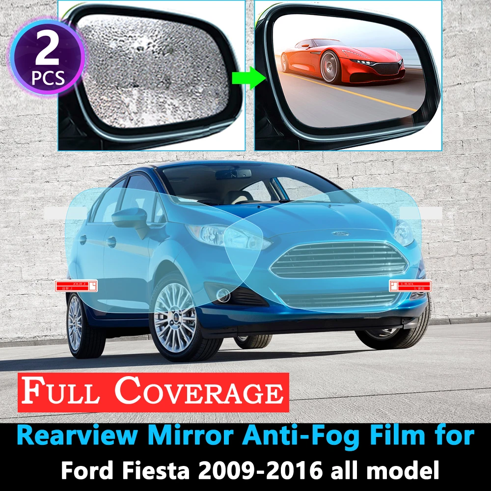 Полное покрытие анти противотуманная пленка для Ford Fiesta 2009 ~ 2016 ST MK7 зеркало