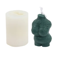3d art statue human female body candle mold fat female granular senstation aromatherapy making tool silicone soap mould
