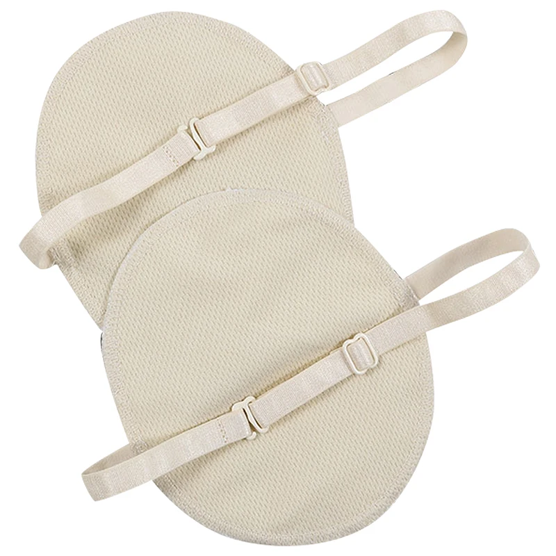 1 Pair Underarm Sweat Shield Pad Washable Armpit Sweat Absorbing Guards Shoulder Strap Reusable Underarm Sweat Pad Summer Sweat