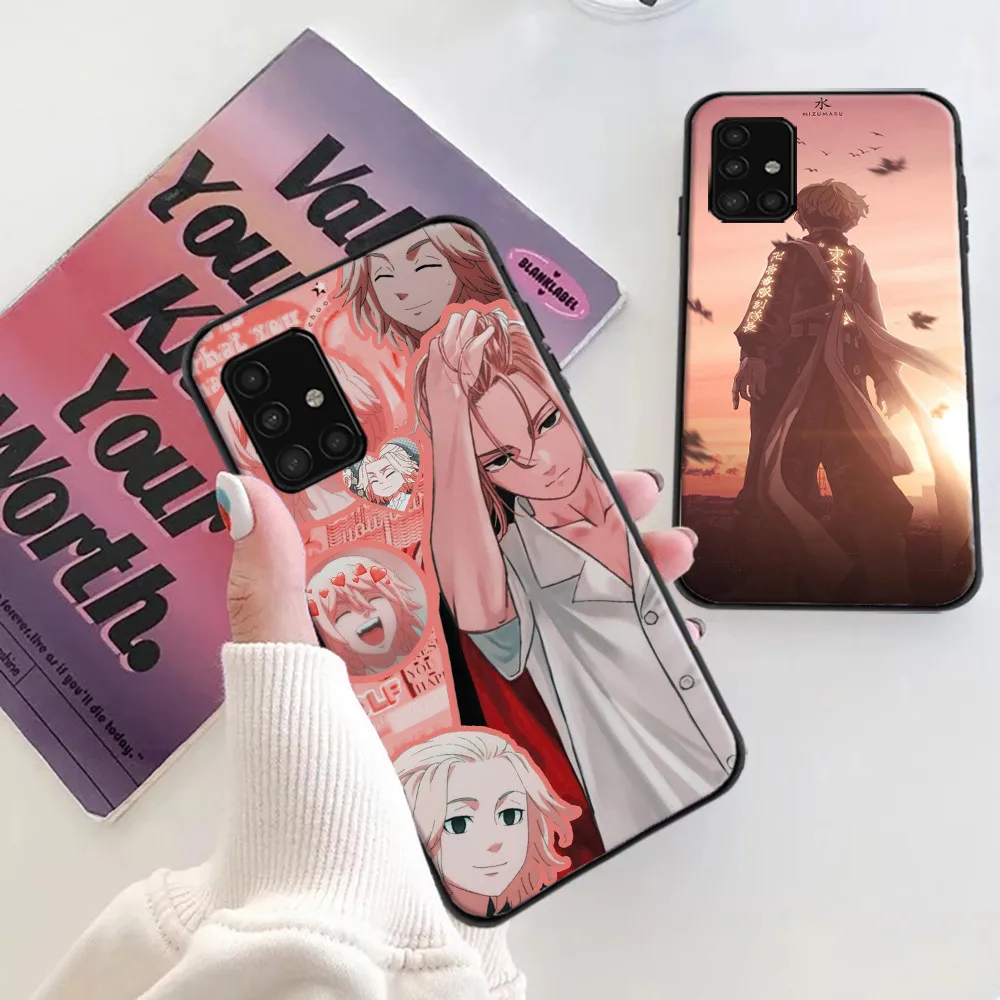 

Japan Anime Tokyo Revengers Phone Case For Samsung Galaxy A51 A52 A71 A72 4G 5G Soft TPU Cases Funda Back Cover Hayashida Haruki
