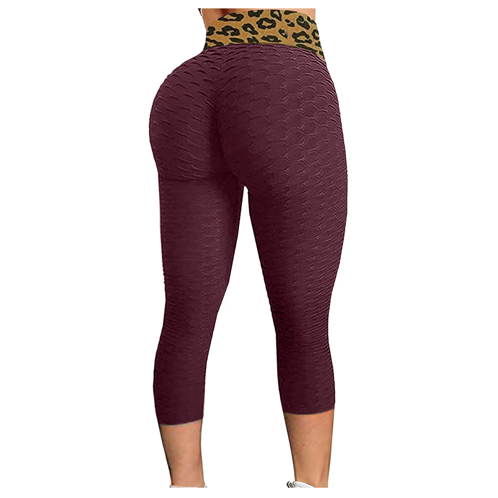 

Fitness Women Leggings Fashion Seamless High Waist Elastic Push Up Cropped Legging Polyester Leggings Women Sport Pants 2021