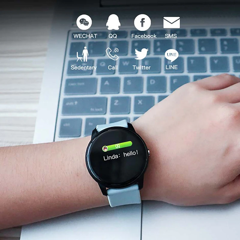 

women smart watch 2020 waterproof sports watches alarm clock blood pressure Heart Rate Tracker Smartwatch for xiaomi honor apple
