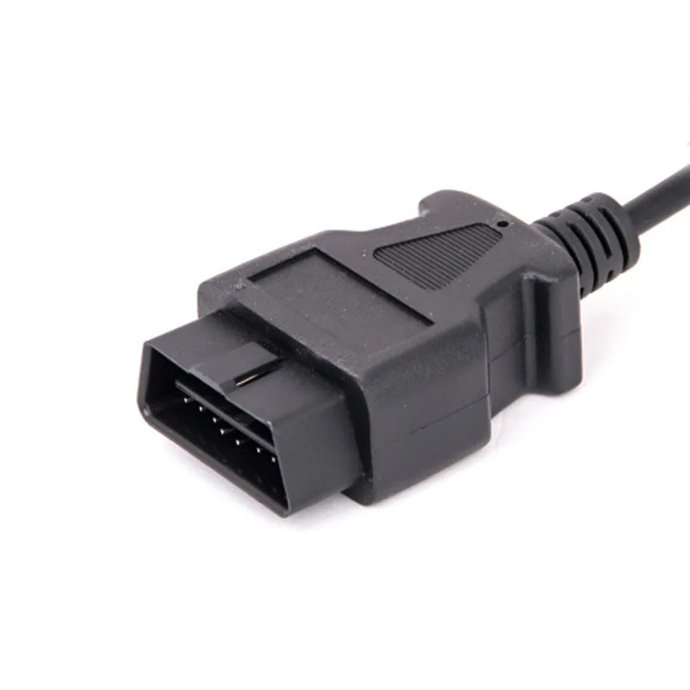 Новый 16-контактный удлинитель OBD 2 прямоугольный адаптер соединительный кабель