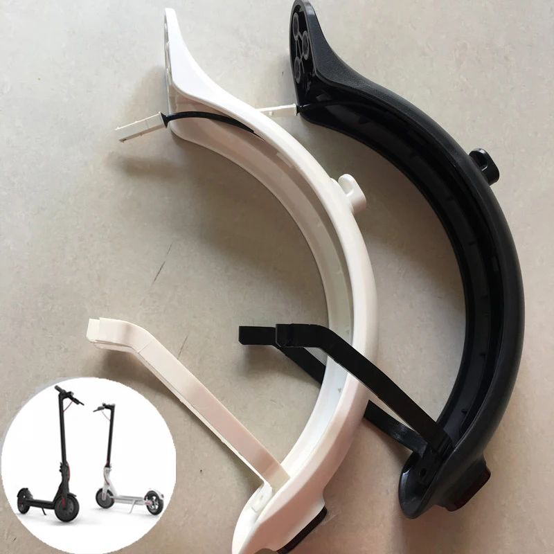 Комплект задних брызговиков для электроскутера со светодиодной подсветкой