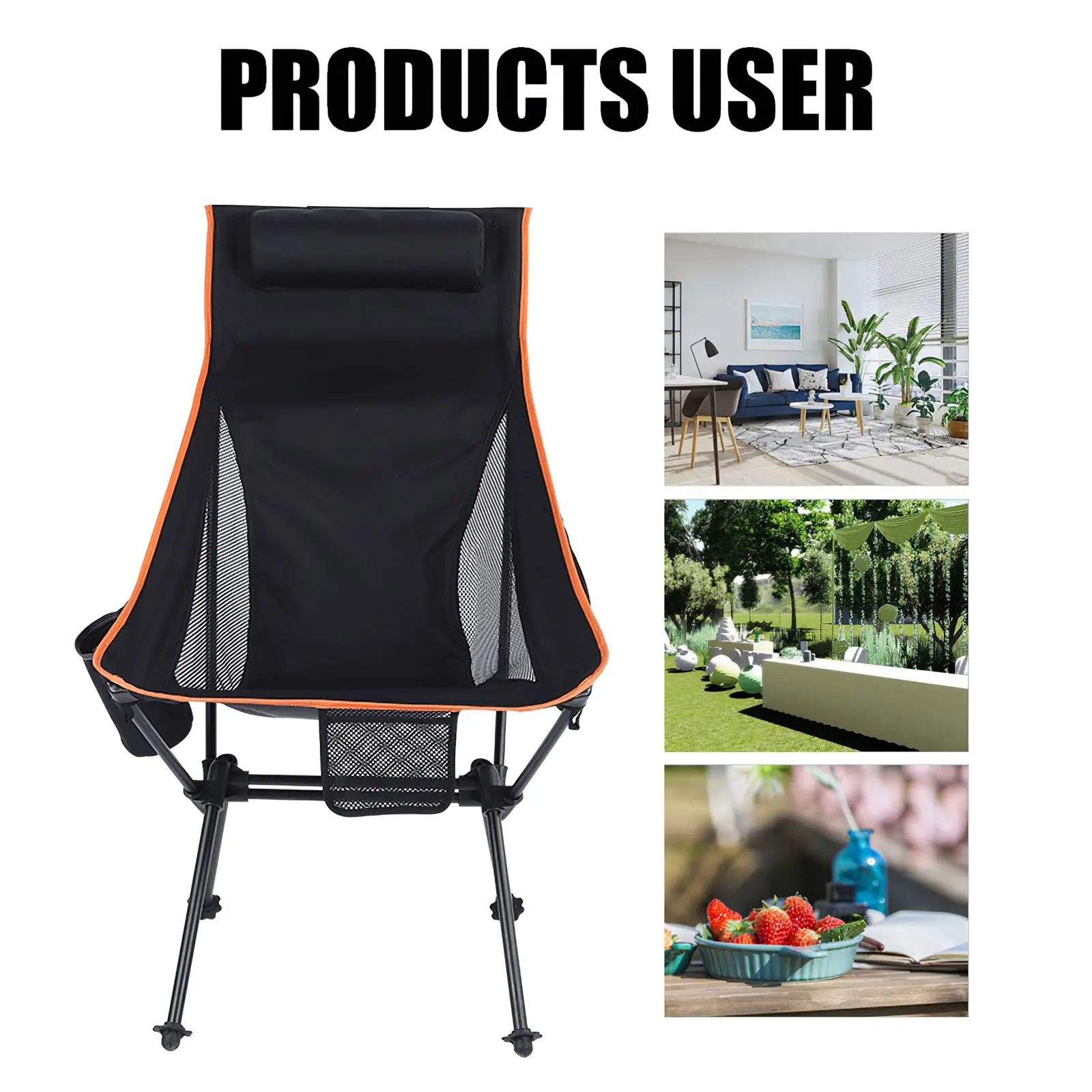 

Camping Chairs Portable Foldable Picnic Fishing Chair Outdoor Compact Aluminum Fishing Folding Chair Lightweight Beach Chair