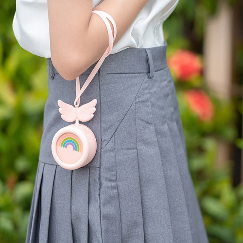 

Portable Hanging Neck Fan Mini Adjustable Air Cooling Fan Summer Travel Lanyard Handfree Cooler USB Fan