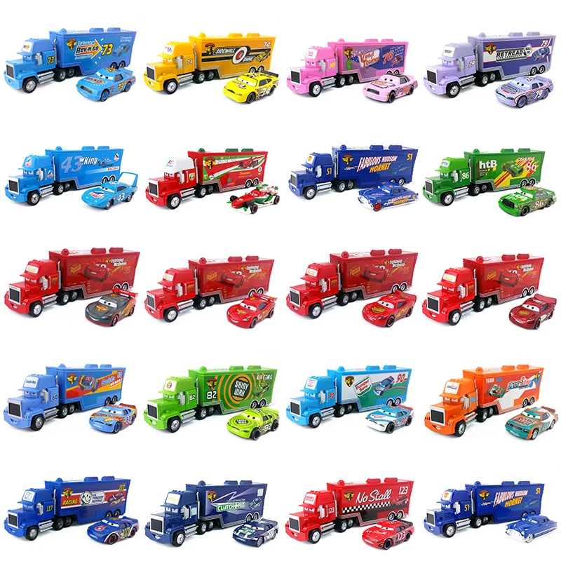 Disney Pixar Cars Mack Uncle Lightning McQueen King Франческо ЧИК ХИКС Хадсон грузовик и автомобиль
